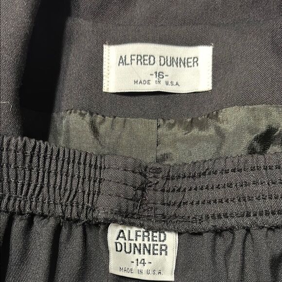 Alfred Dunner Black Suit Set Tailored Elegance - Picture 10 of 11